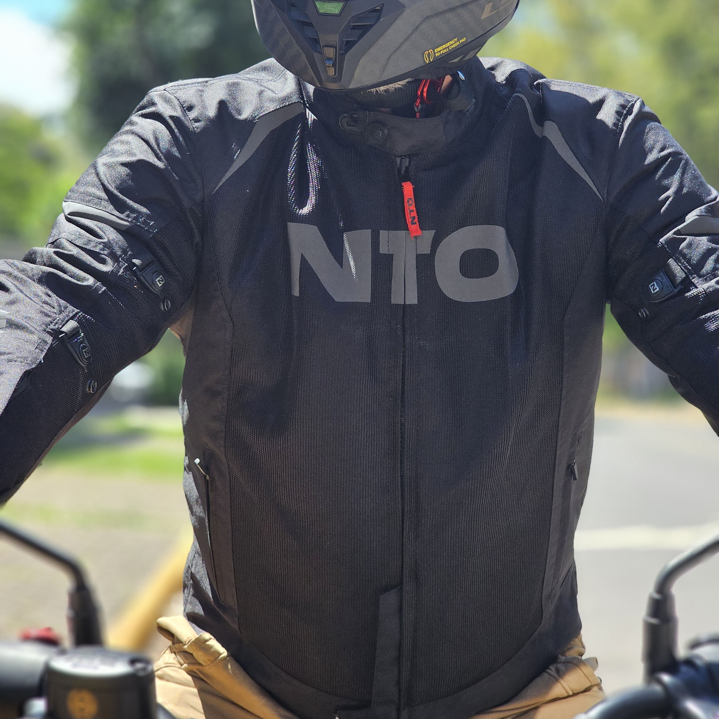 Campera Cordura NTO Fusion Evo Hombre Negra